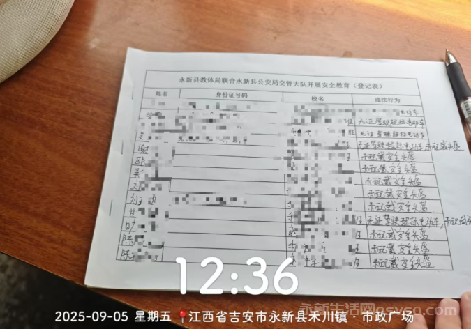 县交管大队与教体局联合开展开学季二三轮车骑行安全宣传教育活动​