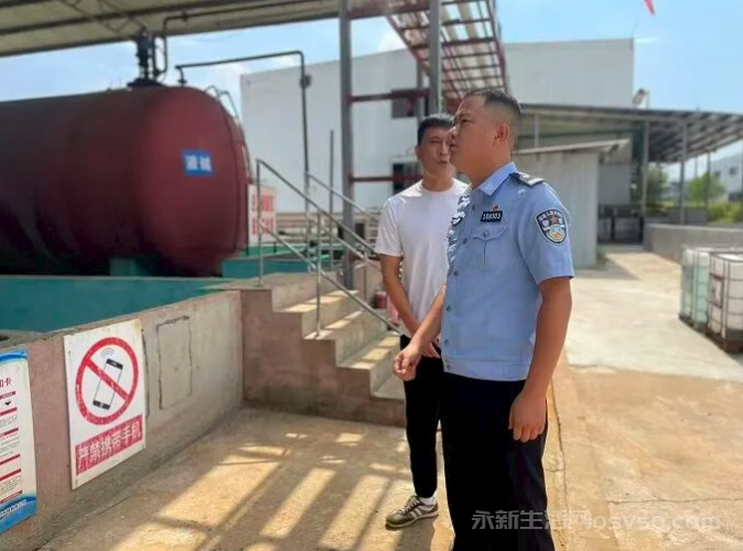 永新禁毒大队深入辖区开展易制毒化学品企业安全检查