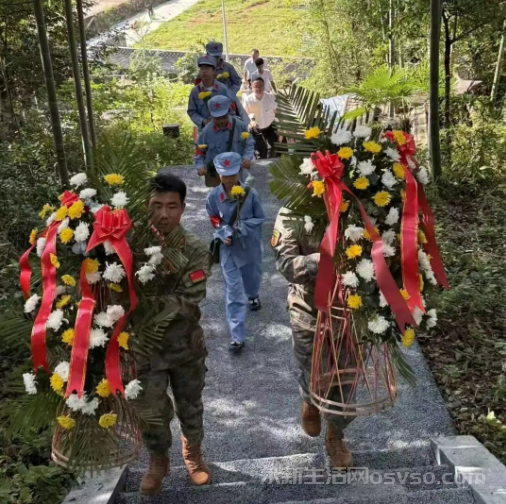 三湾乡举行缅怀革命先烈公祭活动图1