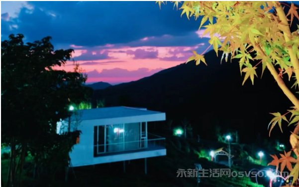 永新：山村晚霞映秋色