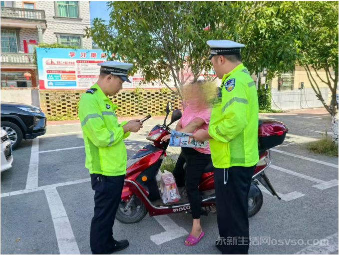 永新交管大队进一步加强对二三轮摩托车、电动车交通违法的整治工作