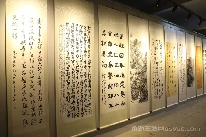 永新县举办纪念中国人民抗日战争暨世界反法西斯战争胜利80周年书画展