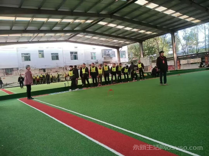 永新县成功举办2025年老年人门球大赛